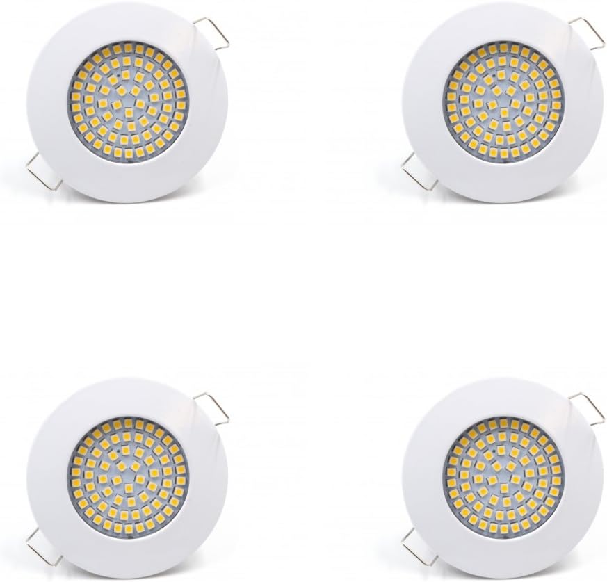 Rolux LED Einbaustrahler 230V - 58mm - 70mm - weiß