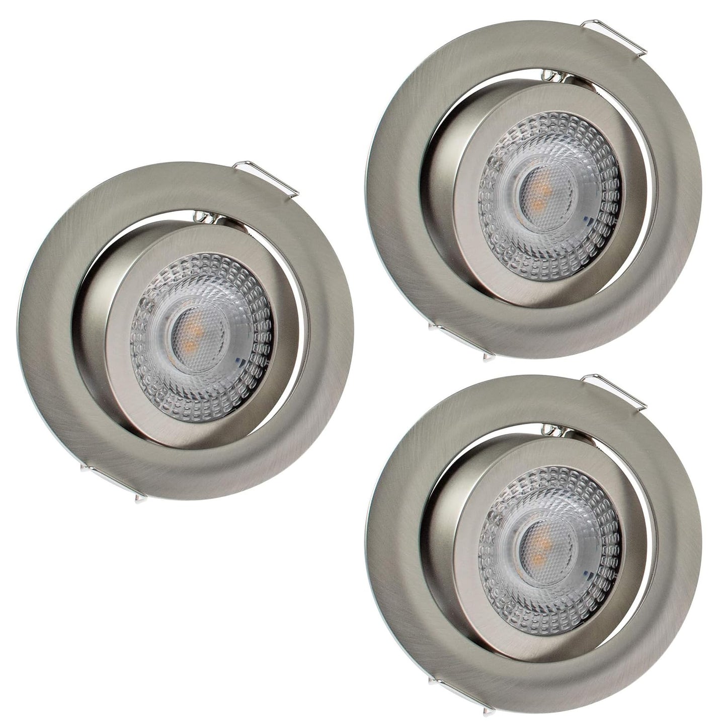 Rolux LED Einbaustrahler 230V, 68mm-72mm, dimmbar