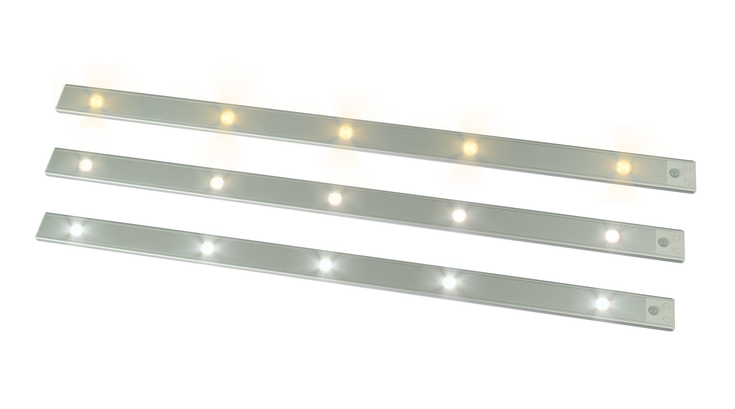 Rolux LED Akku-Lichtleiste mit Bewegungsmelder, CCT-Farbwechsel & dimmbar