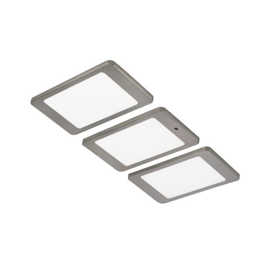 Rolux LED-Unterbauset "DF-1819", 3er Set mit IR-Sensor-Zentralschalter
