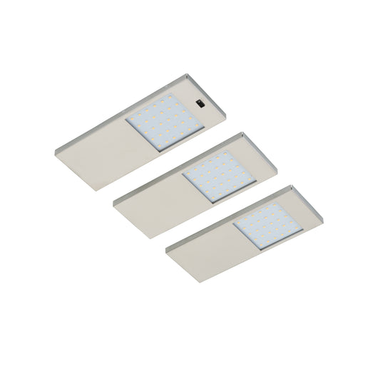 Rolux LED-Unterbauset "DF-1821", 3er Set, Sensor-Zentralschalter