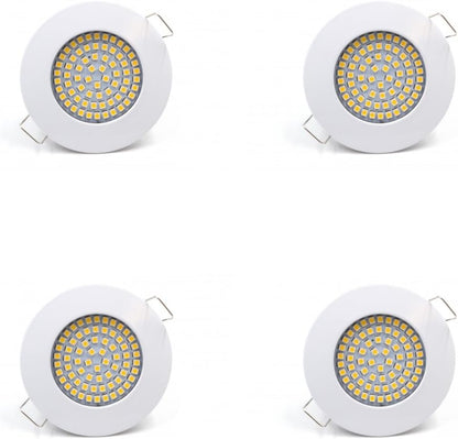 Rolux LED Einbaustrahler 230V - 58mm - 70mm - weiß
