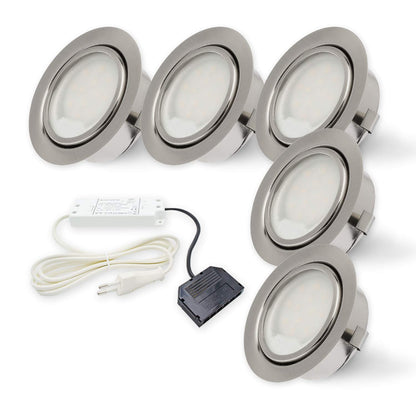 Rolux LED Einbauleuchte "DF-9251B-2", matt-chrom