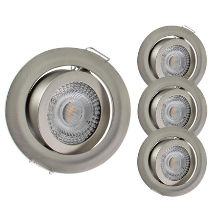 Rolux LED Einbaustrahler 230V, 68mm-72mm, dimmbar