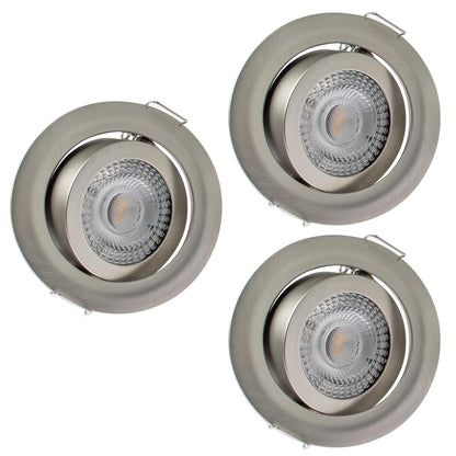 Rolux LED Einbaustrahler 230V, 68mm-72mm, dimmbar