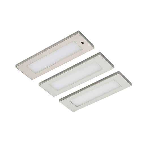 Rolux LED-Unterbauset "DF-1818", 3er Set mit IR-Sensor-Zentralschalter