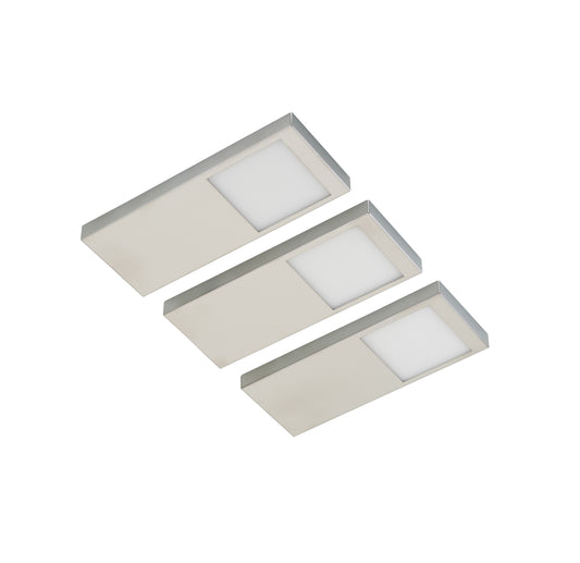 Rolux LED-Unterbauset "DF-1820", 3er Set mit Zentralschalter & Trafo