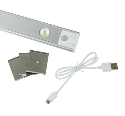Rolux LED Akku-Lichtleiste mit Bewegungsmelder, CCT-Farbwechsel & dimmbar