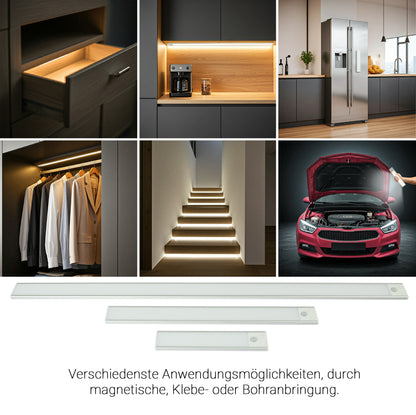 Rolux LED Akku-Lichtleiste mit Bewegungsmelder, dimmbar